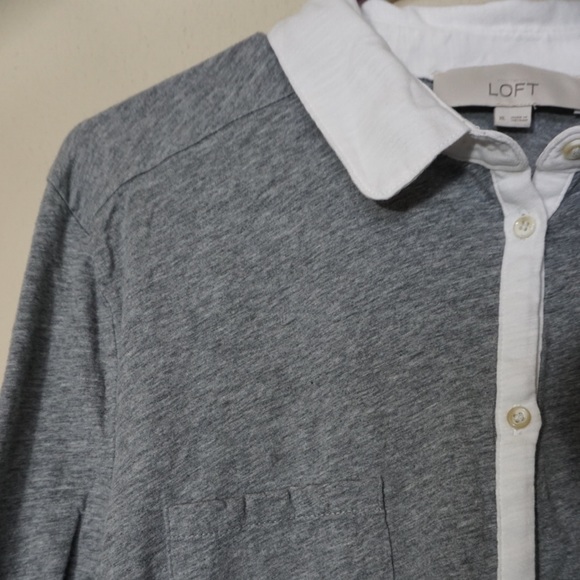 LOFT Tops - LOFT Button Down Long Sleeve Blouse Dress Shirt